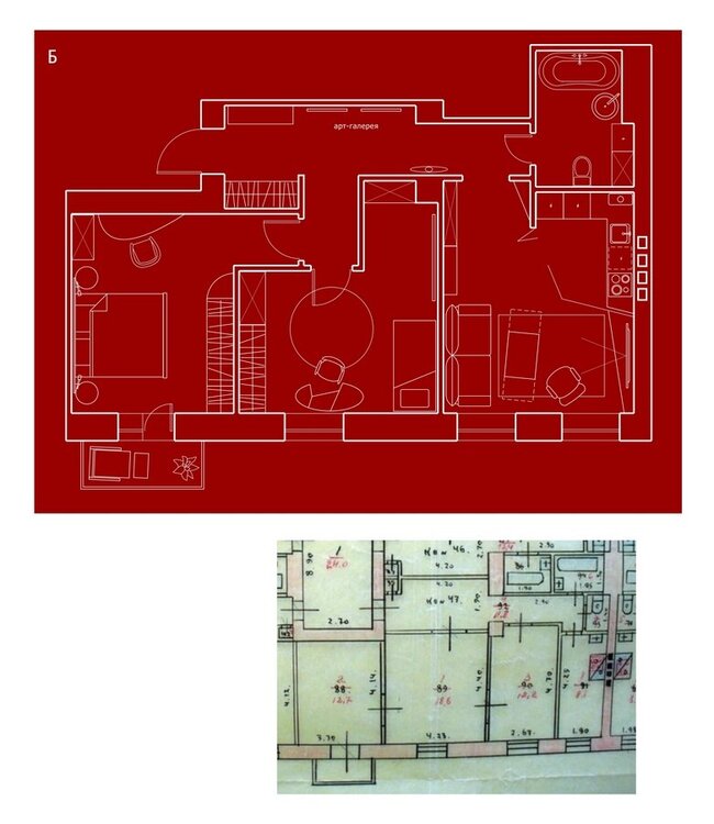 Сломали голову - 4 комнаты в старом фонде, 106 кв.м.